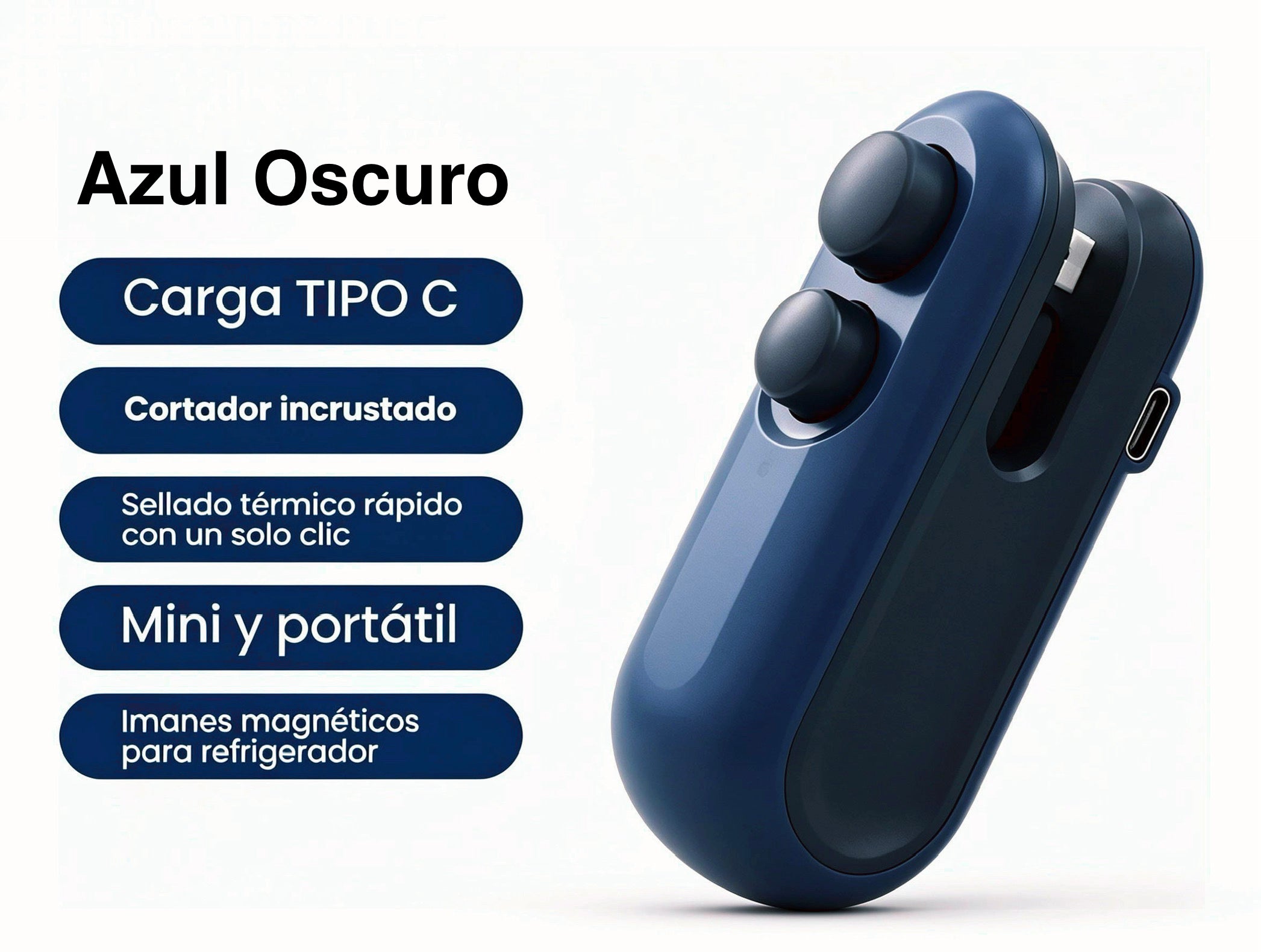 Sellador de Bolsas Portátil 2 en 1